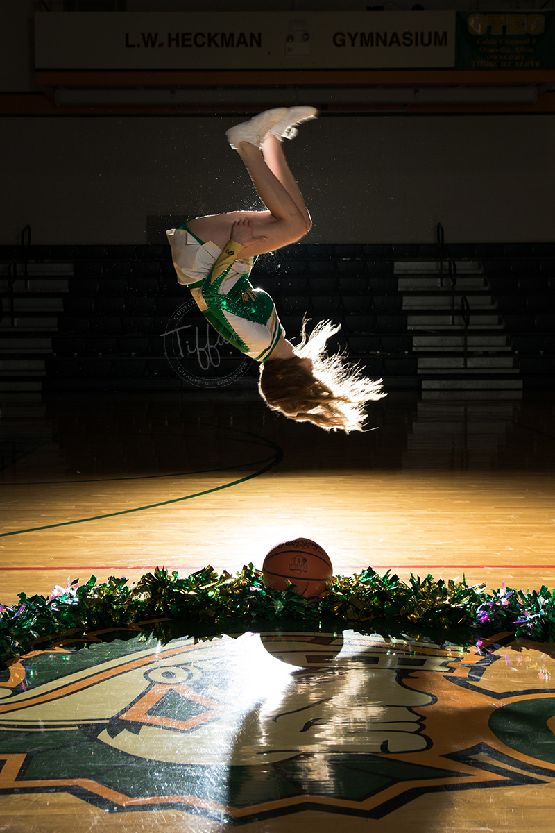 Cincinnati Ohio Photographer Photography Portraits Pictures Senior Athlete Cheerleading