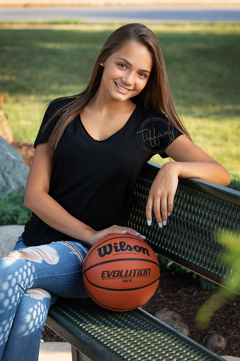 Cincinnati Ohio Photographer Photography Portraits Pictures Senior Athlete Basketball