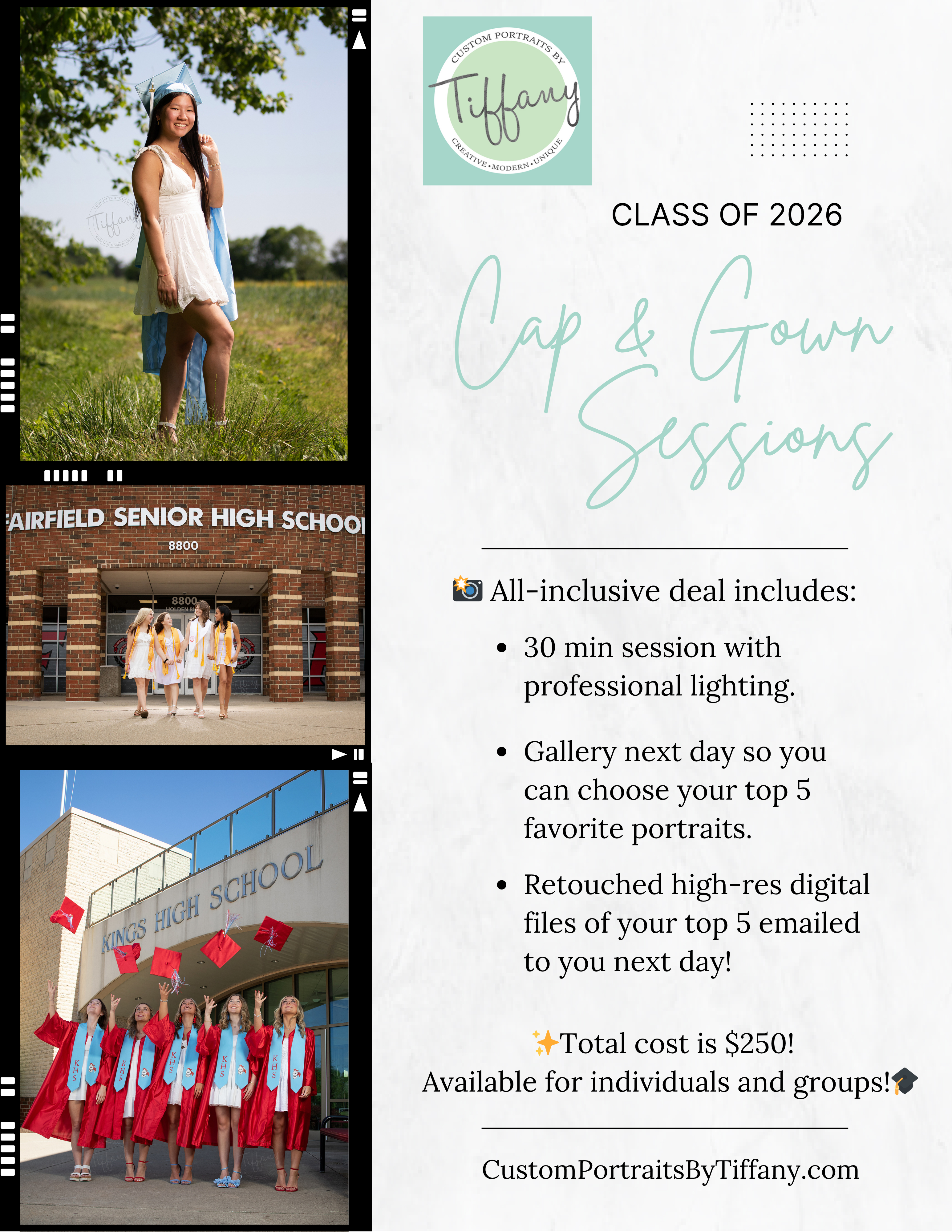 cap and gown, graduation, graduate, grad pics, senior portraits, fairfield, ohio, cincinnati, senior photographer, grad photos